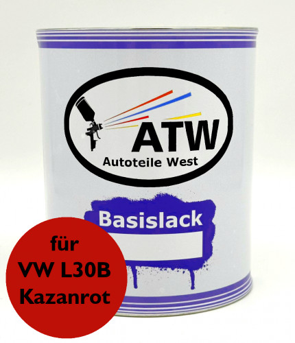 Autolack für VW L30B Kazanrot